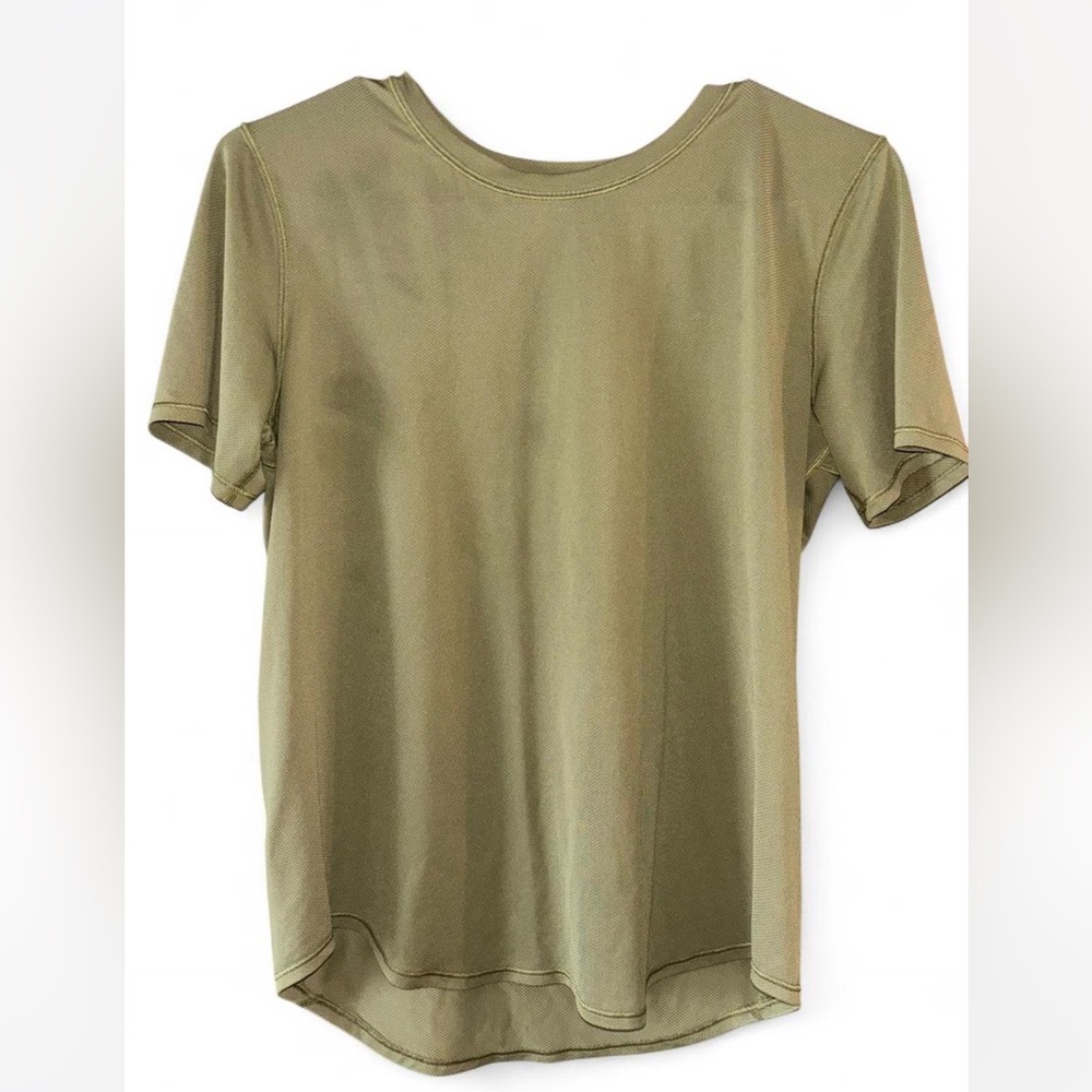 Lululemon Olive Green Short Sleeve T-Shirt